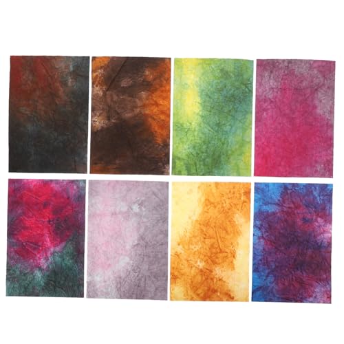 Tofficu 8 Blätter Teiliges Scrapbooking Papier Vielseitige Strukturierte Hintergrundpapiere Leichte Bastelpapiere für Diy Fotoalben Notizbücher Tagebücher und Geschenkverpackungen von Tofficu