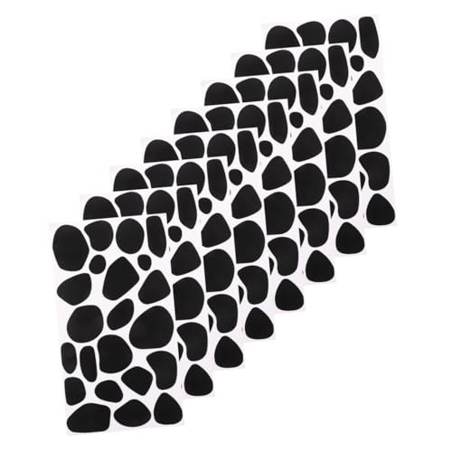 Tofficu 8 Blatt Filzaufkleber Kleidung Diy Handwerk Filzabziehbilder Für Bekleidung Diy Supplies Diy Liefert Materialien Für Diy Kleidung Handgemachtes Diy-material Black Gefühlt von Tofficu