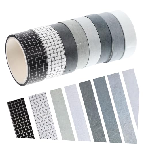 Tofficu 8 Rollen Teiliges Washi Tape Dünnes Dekoratives Klebeband in Vielseitig für Scrapbooking DIY Basteln Planer Journal Langlebig und Praktisch für Kreative Gestaltung Tofficu 8 Rollen Teiliges Washi Tape Dünnes Dekoratives Klebeband in Vielseitig für Scrapbooking DIY Basteln Planer Journal Langlebig und Praktisch für Kreative Gestaltung von Tofficu