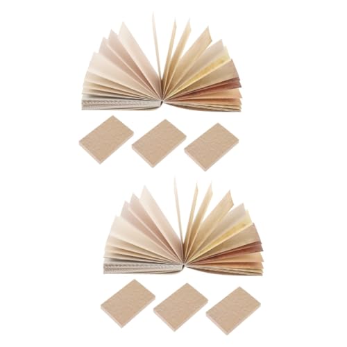 Tofficu 8 Sätze Retro -aufkleber -materialbuch Schreibwaren Schrott Handwerk Journaling-zubehör Sammelalbum Journal Scrapbooking Kit Scrapbooking Supply Scrapbooking-materialien Papier von Tofficu