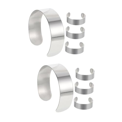 Tofficu 8 Stck. Teiliges Armband Innenkern Langlebige Biegsame DIY Schmuckrohlinge für Lederarmbänder Verformbarer Metallschmuckkern Geeignet für Individuelle Armreifgestaltung Tofficu 8 Stck. Teiliges Armband Innenkern Langlebige Biegsame DIY Schmuckrohlinge für Lederarmbänder Verformbarer Metallschmuckkern Geeignet für Individuelle Armreifgestaltung von Tofficu