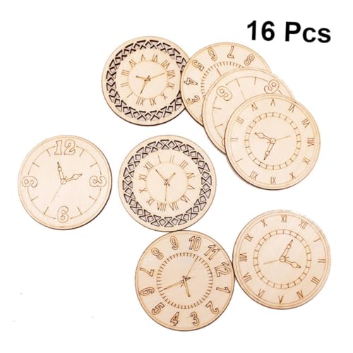 Tofficu 8 Stück DIY Holzscheiben mit Kreativen Uhr Designs Runde Holzstücke pro Packung Glatte Oberfläche Langlebiges Holzhandwerk für Basteln Party und Wohnungsdekoration Tofficu 8 Stück DIY Holzscheiben mit Kreativen Uhr Designs Runde Holzstücke pro Packung Glatte Oberfläche Langlebiges Holzhandwerk für Basteln Party und Wohnungsdekoration von Tofficu