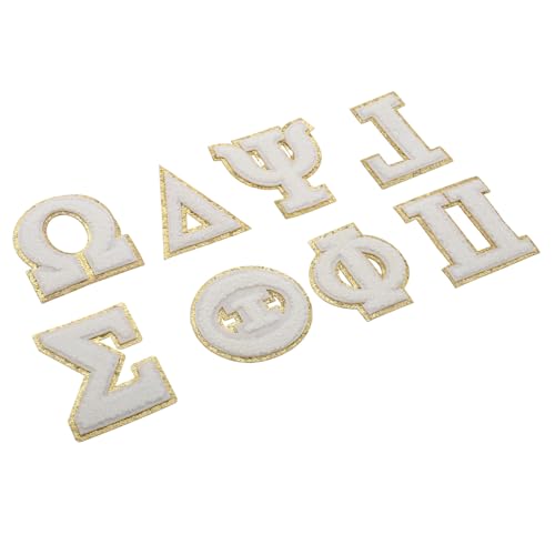 Tofficu 8 Stück Griechische Alphabet Aufkleber Für Rucksäcke Griechische Buchstaben Gestickte Buchstaben Aufnäher Lustige Abzeichen Patches Stickpatches Aufnäher Zum Aufnähen Tofficu 8 Stück Griechische Alphabet Aufkleber Für Rucksäcke Griechische Buchstaben Gestickte Buchstaben Aufnäher Lustige Abzeichen Patches Stickpatches Aufnäher Zum Aufnähen von Tofficu