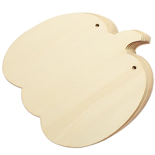 Tofficu 8 Stück Halloween-Kürbisscheiben Aus Holz 30 Cm/11 79 Zoll Unbehandelte Holzanhänger Kürbisformen Halloween-Hängedekorationen Für Bastelornamente Outdoor-Verzierungen Kinder von Tofficu