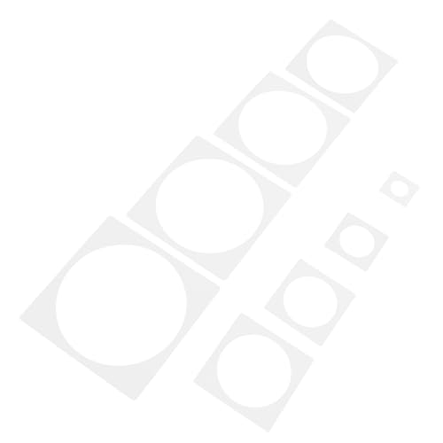 Tofficu 8 Stück Rundschubplatte Zeichenvorlagen Für Die Wand Kreisvorlage Aus Kunststoff Wiederverwendbare Malschablonen Klassenzimmer Schablonen Kleine Plastikschablonen Das Haustier Weiß Tofficu 8 Stück Rundschubplatte Zeichenvorlagen Für Die Wand Kreisvorlage Aus Kunststoff Wiederverwendbare Malschablonen Klassenzimmer Schablonen Kleine Plastikschablonen Das Haustier Weiß von Tofficu