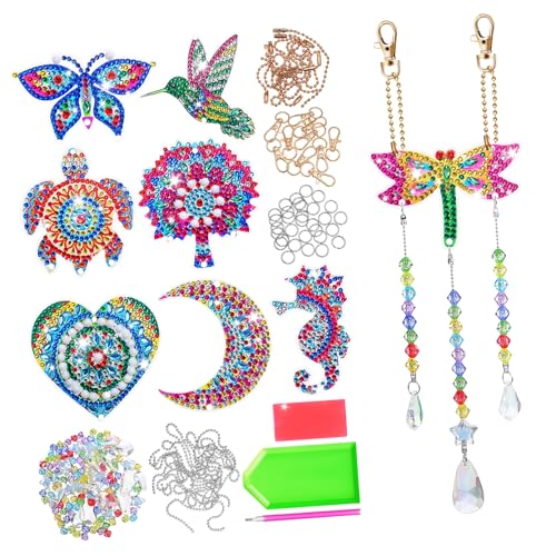 Tofficu 8 Stück Teiliges Diamond Art Schlüsselanhänger Glitzernde Dekorationen für Stilvolle DIY Anhänger mit Feiner Verarbeitung für Kreative und Einzigartige Tofficu 8 Stück Teiliges Diamond Art Schlüsselanhänger Glitzernde Dekorationen für Stilvolle DIY Anhänger mit Feiner Verarbeitung für Kreative und Einzigartige von Tofficu