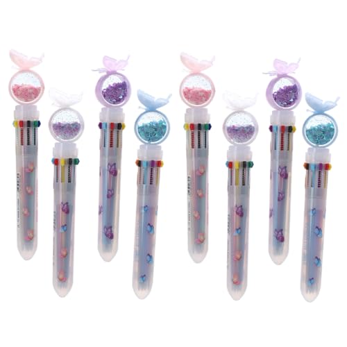 Tofficu 8 Stück Teiliges Kugelschreiber mit Pailletten Bunte Mehrzweck Kugelschreiber Langlebige Kunststoff Minen Niedliches Design als Teenager Zubehör Zeichnen Farben Je Tofficu 8 Stück Teiliges Kugelschreiber mit Pailletten Bunte Mehrzweck Kugelschreiber Langlebige Kunststoff Minen Niedliches Design als Teenager Zubehör Zeichnen Farben Je von Tofficu