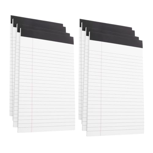 Tofficu 8 Stück Teiliges Notizblock Liniert mit Reißbarem Vielseitig Einsetzbar für Büro Schule und Alltag Leichtes Legal Pad für Planung und Notizen Tofficu 8 Stück Teiliges Notizblock Liniert mit Reißbarem Vielseitig Einsetzbar für Büro Schule und Alltag Leichtes Legal Pad für Planung und Notizen von Tofficu