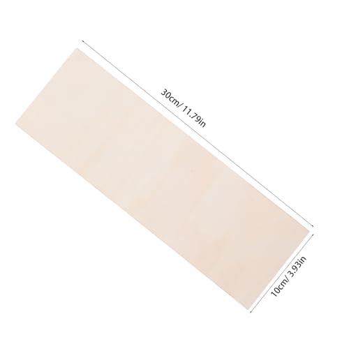 Tofficu 8 Stück Teiliges Rechteckige Holzplatten für Basteln Dünne Unbehandelte Holztafeln aus Stabilem Holz Vielseitig für Malen Gravieren DIY Kunstprojekte von Tofficu