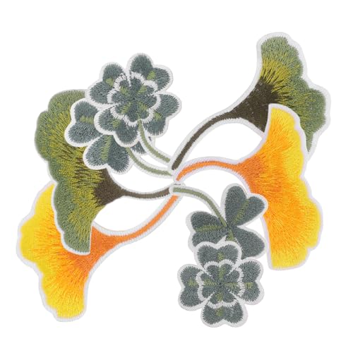 Tofficu 8 Stück Teiliges Set Selbstklebende Stickerei Patches Farbverlauf Ginkgo und Vierblättriger Kleeblatt Stoffaufnäher Dekorative Textil Aufnäher für Kleidung Taschen und Schuhe Tofficu 8 Stück Teiliges Set Selbstklebende Stickerei Patches Farbverlauf Ginkgo und Vierblättriger Kleeblatt Stoffaufnäher Dekorative Textil Aufnäher für Kleidung Taschen und Schuhe von Tofficu