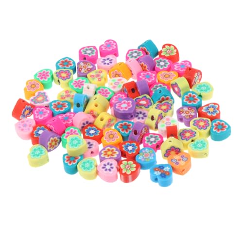 Tofficu 80 Stück Bunte Flache Polymer Clay Perlen für DIY Schmuckherstellung Armband Ohrringe Halskette Bastelset mit Niedlichen Motiven für Kreative Bastelprojekte Tofficu 80 Stück Bunte Flache Polymer Clay Perlen für DIY Schmuckherstellung Armband Ohrringe Halskette Bastelset mit Niedlichen Motiven für Kreative Bastelprojekte von Tofficu