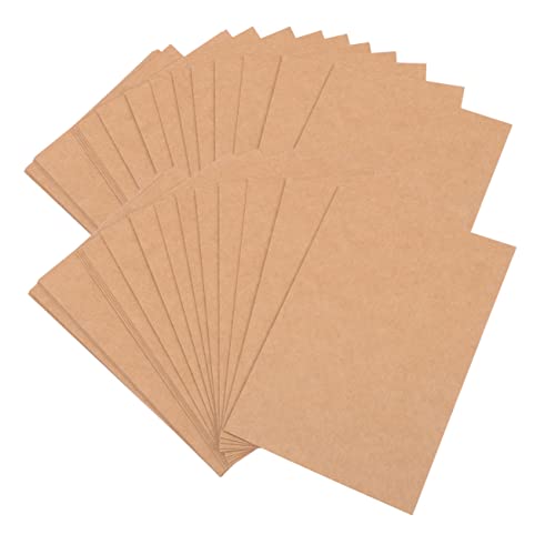 Tofficu 80 Stück Leere Marmelade Blankokarten Im Multipack Malen Ästhetisch Mit Leere Weiße Karten Leere Karten Karte Für Die Kartenherstellung Sammelalbum Karten Leer Doppelt Brown Papier von Tofficu