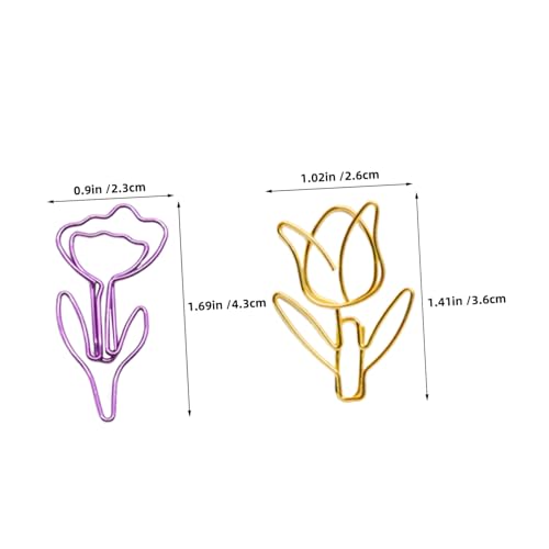 Tofficu 80 Stück Teiliges Tulpen Bunt Einzigartige Blumenförmige Büroklammern Kreative Planerclips für Aktenorganisation Lesezeichen und Schulbedarf Vielseitige Farbenfrohe Büroaccessoires Tofficu 80 Stück Teiliges Tulpen Bunt Einzigartige Blumenförmige Büroklammern Kreative Planerclips für Aktenorganisation Lesezeichen und Schulbedarf Vielseitige Farbenfrohe Büroaccessoires von Tofficu