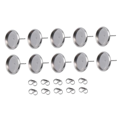 Tofficu 80 Stück Teiliges aus Edelstahl Ohrstecker Rohlinge und Ohrring Fassung mit Runden Ear Trays und Passenden Ohrstecker Verschlüssen Innendurchmesser für DIY Schmuckherstellung Tofficu 80 Stück Teiliges aus Edelstahl Ohrstecker Rohlinge und Ohrring Fassung mit Runden Ear Trays und Passenden Ohrstecker Verschlüssen Innendurchmesser für DIY Schmuckherstellung von Tofficu