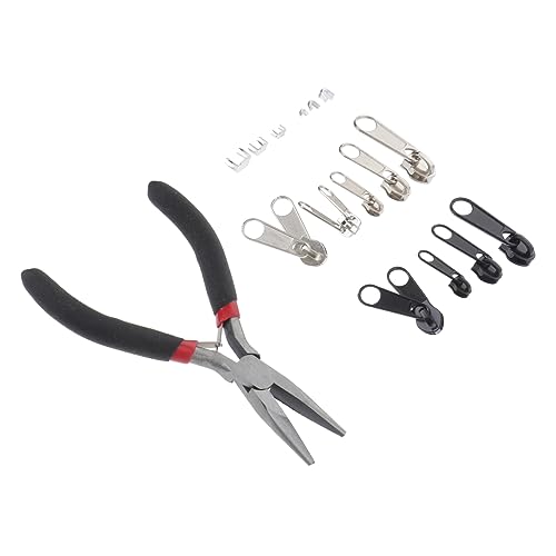 Tofficu 85 Stück Teiliges Zinklegierung Reißverschluss Stopper Set mit Flacher Zange Langlebige Reparatur Zubehör für Kleidung Gepäck und Heimtextilien Einfache DIY Anwendung Passend für Tofficu 85 Stück Teiliges Zinklegierung Reißverschluss Stopper Set mit Flacher Zange Langlebige Reparatur Zubehör für Kleidung Gepäck und Heimtextilien Einfache DIY Anwendung Passend für von Tofficu
