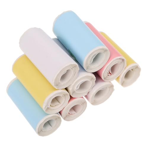Tofficu 9 Rollen Thermopapier Selbstklebendes Thermodruckpapier für Präzise Etiketten Notizen und Bastelarbeiten Vielseitig Einsetzbar Leicht und Tragbar Tofficu 9 Rollen Thermopapier Selbstklebendes Thermodruckpapier für Präzise Etiketten Notizen und Bastelarbeiten Vielseitig Einsetzbar Leicht und Tragbar von Tofficu