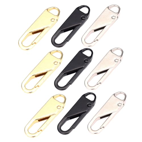 Tofficu 9 Stück Teiliges Abnehmbare Reißverschluss Anhänger aus Langlebiger Zinklegierung Ersatz Zipper für Rucksäcke Koffer Schuhe Kleidung Einfach zu Öffnen Schließen Vielseitig Tofficu 9 Stück Teiliges Abnehmbare Reißverschluss Anhänger aus Langlebiger Zinklegierung Ersatz Zipper für Rucksäcke Koffer Schuhe Kleidung Einfach zu Öffnen Schließen Vielseitig von Tofficu