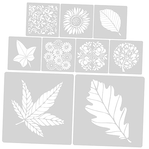 Tofficu 9 Stück Teiliges Blumen Malvorlagen Wiederverwendbare Schablonen für Wandmalerei Möbel und DIY Projekte Leicht zu Reinigen Vielseitig für Kreative Wohnraumdekoration Tofficu 9 Stück Teiliges Blumen Malvorlagen Wiederverwendbare Schablonen für Wandmalerei Möbel und DIY Projekte Leicht zu Reinigen Vielseitig für Kreative Wohnraumdekoration von Tofficu