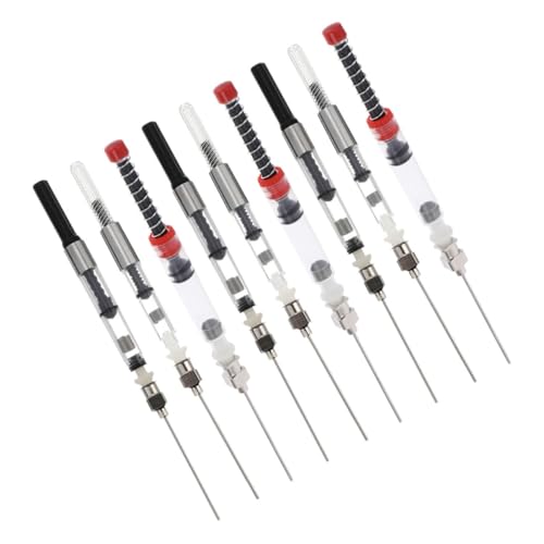 Tofficu 9 Stück Teiliges Füllfederhalter Tintenabsorber Durchmesser aus und Kunststoff Vakuum Feder Design Kompatibel für Schreibgeräte mit Nachfüllbarem Tintenfüllsystem Tofficu 9 Stück Teiliges Füllfederhalter Tintenabsorber Durchmesser aus und Kunststoff Vakuum Feder Design Kompatibel für Schreibgeräte mit Nachfüllbarem Tintenfüllsystem von Tofficu