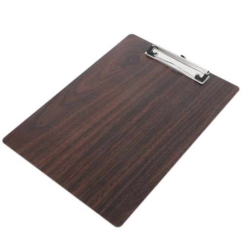 Tofficu A3-Klemmbrett – Holz Mit Clip Walnuss-Maserung 22 5 X 31 5 Cm (Hx-4004 Vertikales A4-Format) Für Künstler Studenten Und Den Einsatz Im Büro von Tofficu