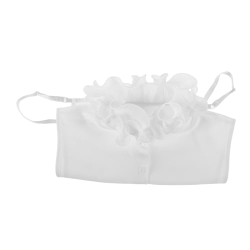 Tofficu Abnehmbarer Rüschenkragen für Eleganter Falscher Atmungsaktivem Vielseitig Einsetzbar für Büro und Festliche Anlässe Weiße Spitzenrüsche Tofficu Abnehmbarer Rüschenkragen für Eleganter Falscher Atmungsaktivem Vielseitig Einsetzbar für Büro und Festliche Anlässe Weiße Spitzenrüsche von Tofficu