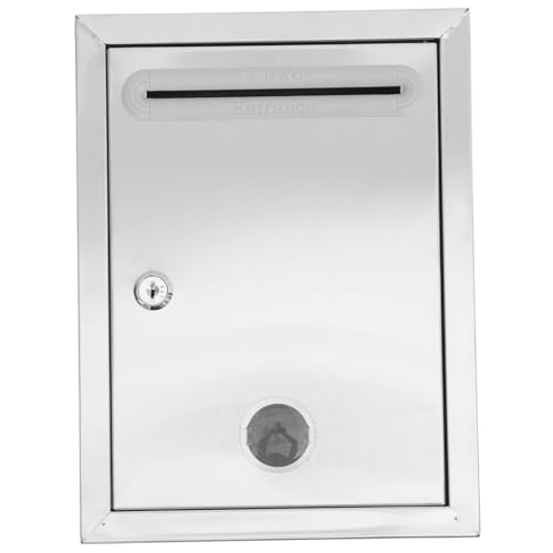 Tofficu Abschließbare Wandmontage Edelstahl Vorschlagsbox mit Einwurfschlitz Robuste Metall Spenden Abstimmungsbox für Büro Schule Vielseitige Sammelbox für Sichere Aufbewahrung Tofficu Abschließbare Wandmontage Edelstahl Vorschlagsbox mit Einwurfschlitz Robuste Metall Spenden Abstimmungsbox für Büro Schule Vielseitige Sammelbox für Sichere Aufbewahrung von Tofficu