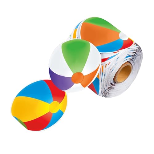 Tofficu Abziehbarer Pinnwandrahmen Aufkleber Strandball Motiv Reißfestes Dekorpapier Bunte Randverzierung für Tafel Wand Tür Fenster Vielseitig Einfach Anzubringen Tofficu Abziehbarer Pinnwandrahmen Aufkleber Strandball Motiv Reißfestes Dekorpapier Bunte Randverzierung für Tafel Wand Tür Fenster Vielseitig Einfach Anzubringen von Tofficu