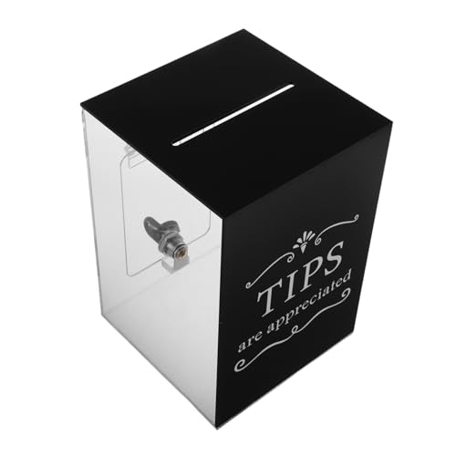 Tofficu Acryl Spendenbox mit Schloss Stilvolle Tippbox für Bars und Restaurants Sichere Aufbewahrung für Spenden und Vorschläge Vielseitig Einsetzbar und Elegant für Kundenspenden Tofficu Acryl Spendenbox mit Schloss Stilvolle Tippbox für Bars und Restaurants Sichere Aufbewahrung für Spenden und Vorschläge Vielseitig Einsetzbar und Elegant für Kundenspenden von Tofficu