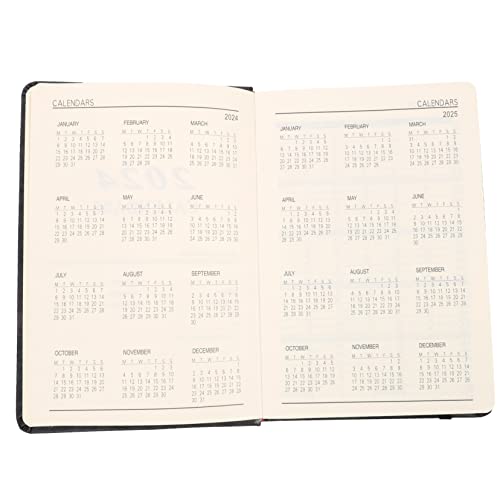 Tofficu Agendabuch 2024 Notizbuch Zu Machen Zeitplaner Notizbuch Zum Schreiben Im Büro Tragbarer Planer-notizblock Täglicher Notizblock Zeitplanbuch Schreiben Planer Zu Tun Kunstleder Grau von Tofficu