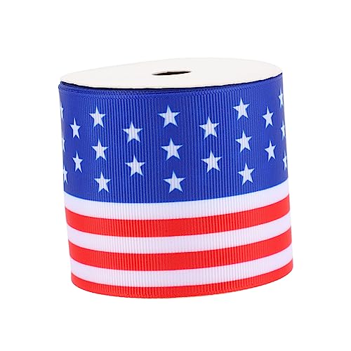 Tofficu Amerikanische Flaggenbänder Dekoratives Ripsband für DIY Projekte Hochzeitsfeiern und Feiertagsdekorationen zur Feier Unabhängigkeitstags Tofficu Amerikanische Flaggenbänder Dekoratives Ripsband für DIY Projekte Hochzeitsfeiern und Feiertagsdekorationen zur Feier Unabhängigkeitstags von Tofficu