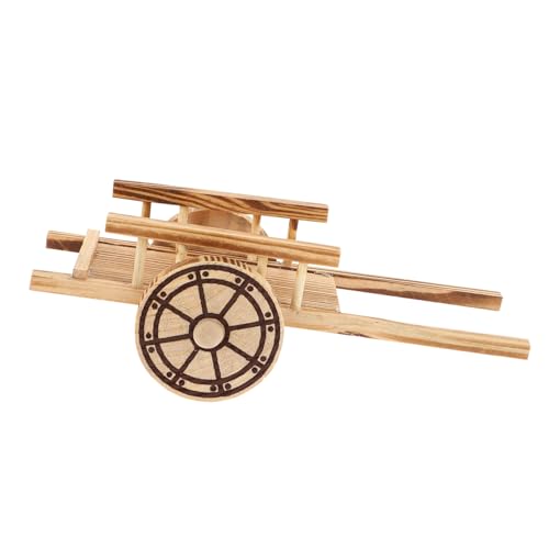 Tofficu Antikes Holz Ornament Handgefertigte Retro Wagen Dekoration Vintage Holz für Stilvolle Wohnräume Robuste und Langlebige Tischdekoration Perfektes für und Sammler von Tofficu