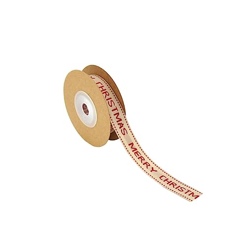Tofficu Baumwolle Leinen Weihnachtsband mit Merry Christmas Dekoratives Geschenkband für DIY Verpackung Wiederverwendbar für Weihnachtsfeiern und Geschenkverpackung Tofficu Baumwolle Leinen Weihnachtsband mit Merry Christmas Dekoratives Geschenkband für DIY Verpackung Wiederverwendbar für Weihnachtsfeiern und Geschenkverpackung von Tofficu