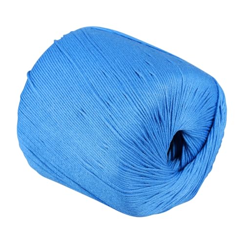 Tofficu Baumwollgarn Blau Geflochtene DIY Kordel Praktisch Strapazierfähige Handarbeits schnur Für Schmuckherstellung Stricken Basteln Zuhause Dekoration von Tofficu