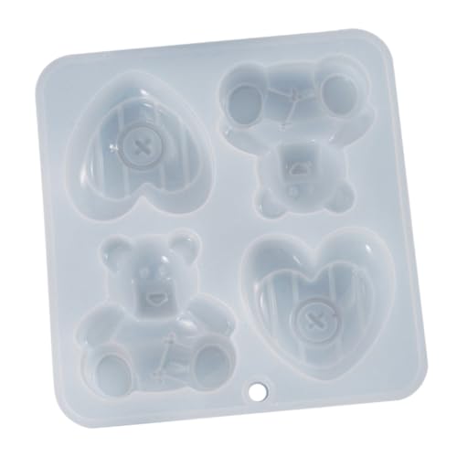 Tofficu Bear Silikonform DIY Kristall Epoxidharz Gießform Halbplastisch Bären Herz Ornament Form Flexible Fondant Backform Bpa frei Langlebig Transparent Leicht zu Reinigen Tofficu Bear Silikonform DIY Kristall Epoxidharz Gießform Halbplastisch Bären Herz Ornament Form Flexible Fondant Backform Bpa frei Langlebig Transparent Leicht zu Reinigen von Tofficu