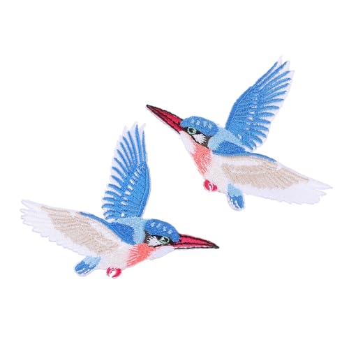 Tofficu Bestickte Aufbügel Patches Vögel DIY Reparatur Flicken Symmetrisch Fliegender Applikationen für Kleidung Jeans Taschen Shirts Tofficu Bestickte Aufbügel Patches Vögel DIY Reparatur Flicken Symmetrisch Fliegender Applikationen für Kleidung Jeans Taschen Shirts von Tofficu