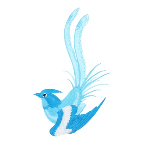 Tofficu Bestickte Vogel Aufnäher zum Aufbügeln Symmetrische Stickerei Patch für Kleidung und Taschen DIY Textil Zubehör Dekorative Reparatur Langlebiges Garnmaterial Tofficu Bestickte Vogel Aufnäher zum Aufbügeln Symmetrische Stickerei Patch für Kleidung und Taschen DIY Textil Zubehör Dekorative Reparatur Langlebiges Garnmaterial von Tofficu