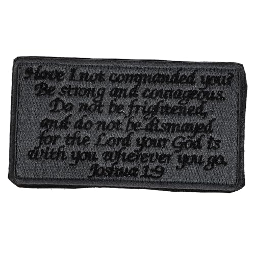 Tofficu Bestickter Bibelzitat Aufnäher zum Aufnähen und Aufbügeln Dekorativer DIY Kleidung Patch für Jacken Rucksäcke Hüte Praktische Reparatur und Individuelle Textilgestaltung Tofficu Bestickter Bibelzitat Aufnäher zum Aufnähen und Aufbügeln Dekorativer DIY Kleidung Patch für Jacken Rucksäcke Hüte Praktische Reparatur und Individuelle Textilgestaltung von Tofficu