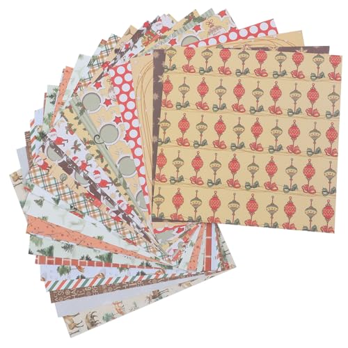 Tofficu Blätter Weihnachten Muster Verpackung Karton Sammelalbum Papier Material Hand Abdeckung Papier Tofficu Blätter Weihnachten Muster Verpackung Karton Sammelalbum Papier Material Hand Abdeckung Papier von Tofficu