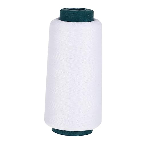 Tofficu Bleached Yards Polyester Nähgarn für Nähmaschine Weißes Reißfestes Garn für Kleidung Vorhänge und Heimtextilien Geeignet für Verschiedene Nähprojekte von Tofficu
