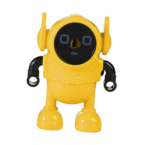 Tofficu Bleistiftspitzer Bleistiftspitzer dosenspitzer bleistift anspitzer geburtstagstonie gilbe Mini Karikatur buntstifte entzückender Bleistiftspitzer Handschärfer Plastik Yellow von Tofficu