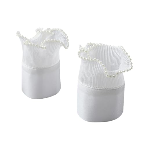 Tofficu Bouffant Perlen Spitzen Manschetten Damen Verstellbar Leicht Abnehmbar Stilvolle Handgelenk Accessoires für Hochzeit Kostüm Party Bühnenauftritt Tofficu Bouffant Perlen Spitzen Manschetten Damen Verstellbar Leicht Abnehmbar Stilvolle Handgelenk Accessoires für Hochzeit Kostüm Party Bühnenauftritt von Tofficu