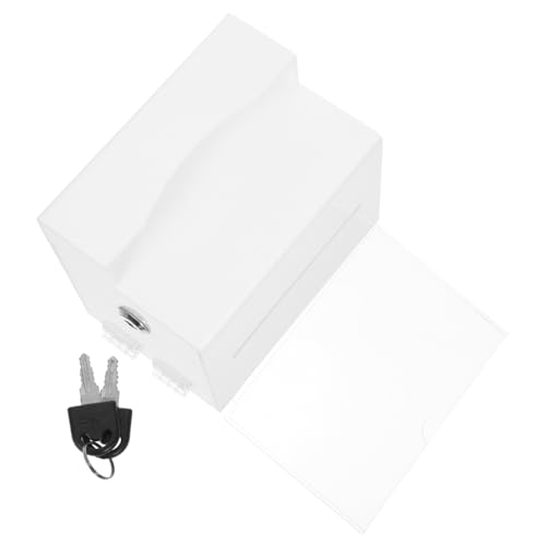 Tofficu Box Kleiner Briefkasten Für Klassenzimmer Wahlurnen Aus Acryl Für Tombolas Transparente Bürobriefkästen Für Mitarbeiter Visitenkartenhalter von Tofficu