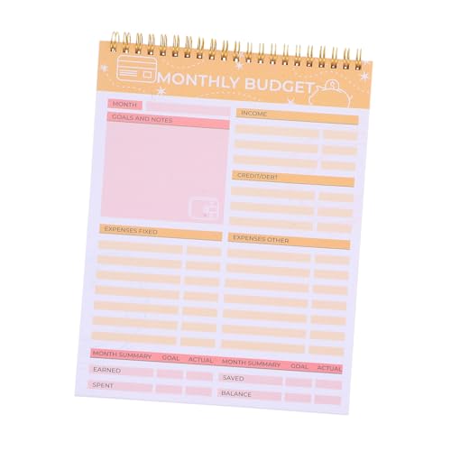 Tofficu Budget Coil Book Budgetplanungsbuch Monatsorganisator Zielbuch Budgetplaner Buch Monatlicher Budgetplaner Monatlicher Tracker Budgetplanung Notizblock Budgetplaner-notizbuch Eisen Tofficu Budget Coil Book Budgetplanungsbuch Monatsorganisator Zielbuch Budgetplaner Buch Monatlicher Budgetplaner Monatlicher Tracker Budgetplanung Notizblock Budgetplaner-notizbuch Eisen von Tofficu