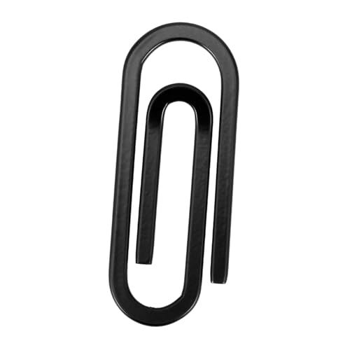 Tofficu Büroklammerklammer Büroklammern Für Dokumentclips Binder Büroklammer Dokumentieren Geformt Stichworte Papier Bobby Schlüssel Kleine Büroklammer Rostfreier Stahl Black von Tofficu