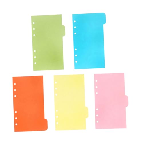 Tofficu Bunte Papier Trennblätter Farbige Index für Ringordner Stabile Einlege Register für Einfaches Sortieren und Übersichtliche Organisation im Büro und Studium Tofficu Bunte Papier Trennblätter Farbige Index für Ringordner Stabile Einlege Register für Einfaches Sortieren und Übersichtliche Organisation im Büro und Studium von Tofficu