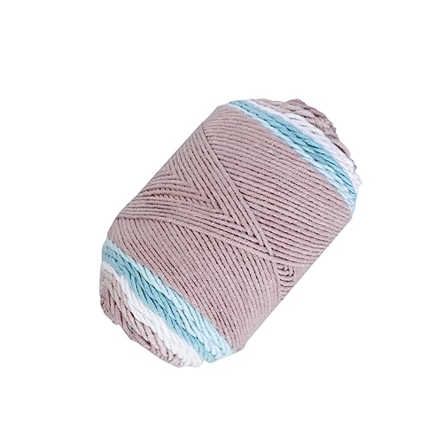 Tofficu Bunte Strickwolle für DIY Fädiges Regenbogen Baumwollgarn Blau für Mützen und Pullover Antistatisch und Pflegeleicht Handstrickwolle für Kreative Projekte Tofficu Bunte Strickwolle für DIY Fädiges Regenbogen Baumwollgarn Blau für Mützen und Pullover Antistatisch und Pflegeleicht Handstrickwolle für Kreative Projekte von Tofficu