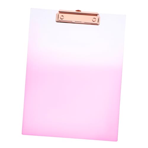 Tofficu Clipboard mit Farbverlauf Robustes Flexibles Schreibbrett mit Metallclip Tragbares Dokumenten Board für Büro Schule und Home Office Leicht und Bruchfest Tofficu Clipboard mit Farbverlauf Robustes Flexibles Schreibbrett mit Metallclip Tragbares Dokumenten Board für Büro Schule und Home Office Leicht und Bruchfest von Tofficu