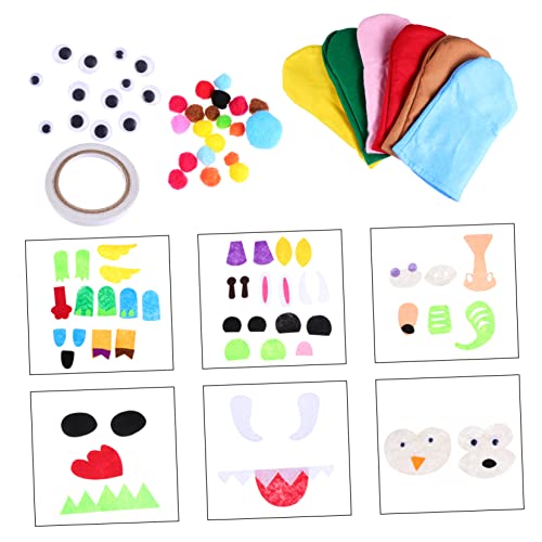 Tofficu DIY Handpuppen Bastelset aus Filz Handpuppen Set Fantasie und Feinmotorik mit Langlebigen Materialien für Jungen und Mädchen Ab Jahren Tofficu DIY Handpuppen Bastelset aus Filz Handpuppen Set Fantasie und Feinmotorik mit Langlebigen Materialien für Jungen und Mädchen Ab Jahren von Tofficu
