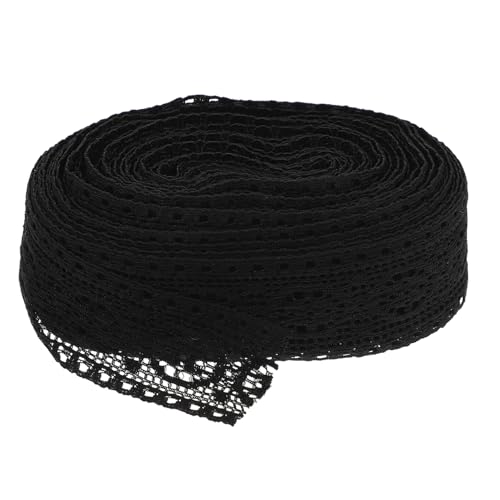 Tofficu DIY Spitze Schwarz Hochwertige Nähzubehör für Hochzeitsdekoration Scrapbooking Geschenkverpackung und Kreative DIY Projekte von Tofficu