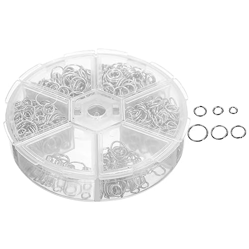 Tofficu DIY Sprungringe Offene Biegeringe für Schmuckreparatur und Handwerk für Armbänder Schlüsselanhänger und Designs Hochwertige von Tofficu